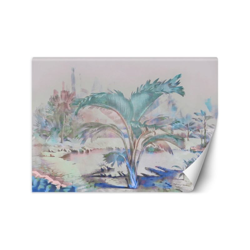 Beautiful Wallpapers - Pastel tropical tree Andrea Haase | FEEBY