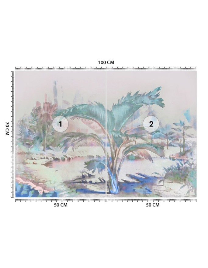 Beautiful Wallpapers - Pastel tropical tree Andrea Haase | FEEBY