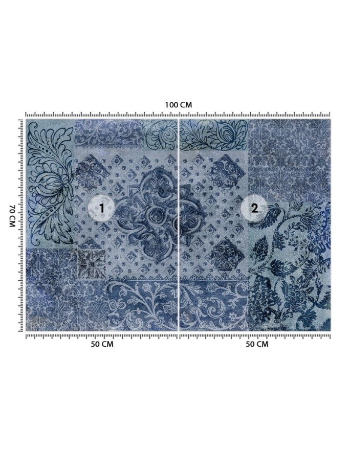The most fashionable Wallpapers - Vintage mosaic Andrea Haase | FEEBY