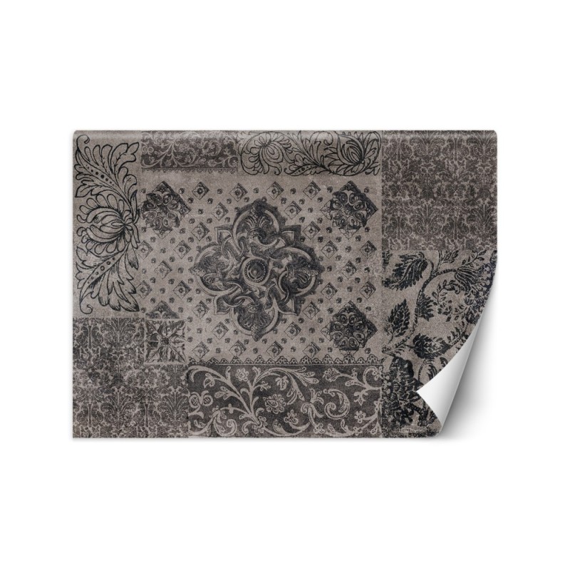 Stylish Wallpaper - Vintage grey mosaic Andrea Haase | FEEBY