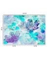 Designer Wallpaper - Colourful cherry blossoms Andrea Haase | FEEBY
