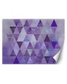 Stylish Wallpaper - Purple triangles geometry Andrea Haase | FEEBY