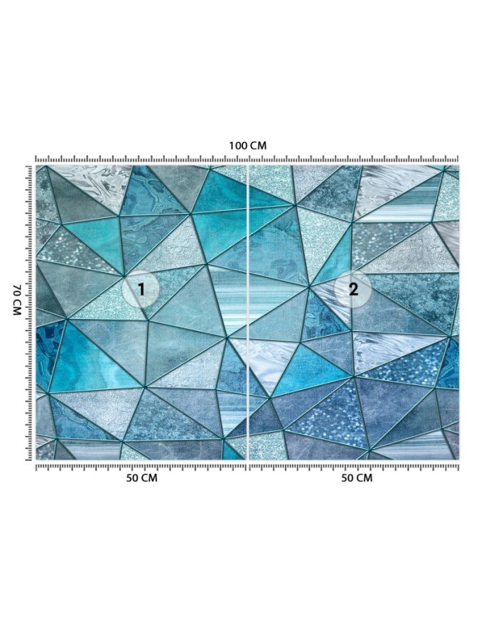 Modern wall mural - Geometric shapes Andrea Haase | FEEBY