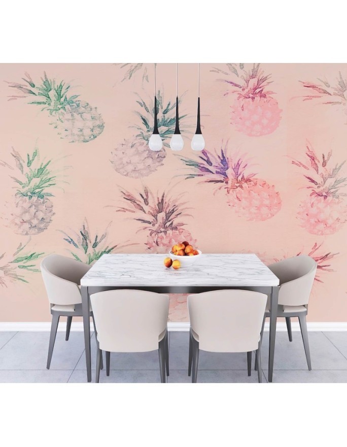 Wall mural - Colourful pineapples Andrea Haase | FEEBY