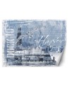 Designer wall mural - Harbour and seagull Andrea Haase | FEEBY