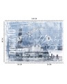 Designer wall mural - Harbour and seagull Andrea Haase | FEEBY