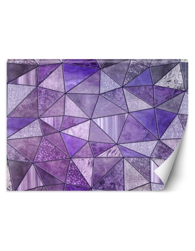 Wall mural - Purple geometric textures Andrea Haase | FEEBY