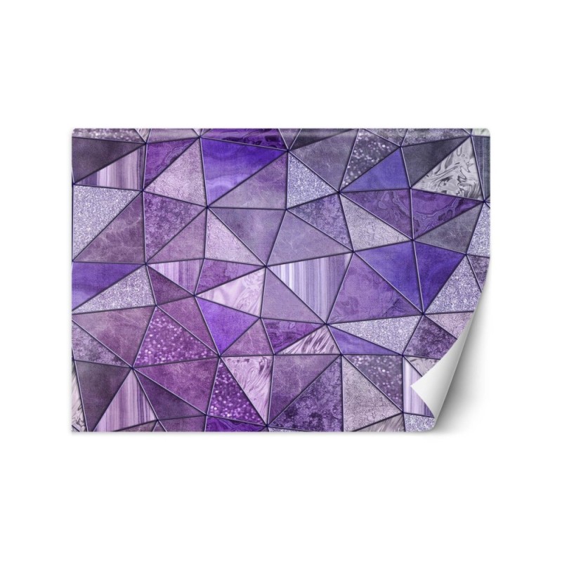Wall mural - Purple geometric textures Andrea Haase | FEEBY
