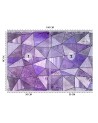 Wall mural - Purple geometric textures Andrea Haase | FEEBY