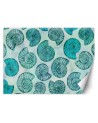 Designer wall mural - Blue seashells Andrea Haase | FEEBY