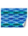 Designer wall mural - Shoal of fish Andrea Haase | FEEBY