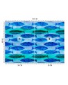 Designer wall mural - Shoal of fish Andrea Haase | FEEBY