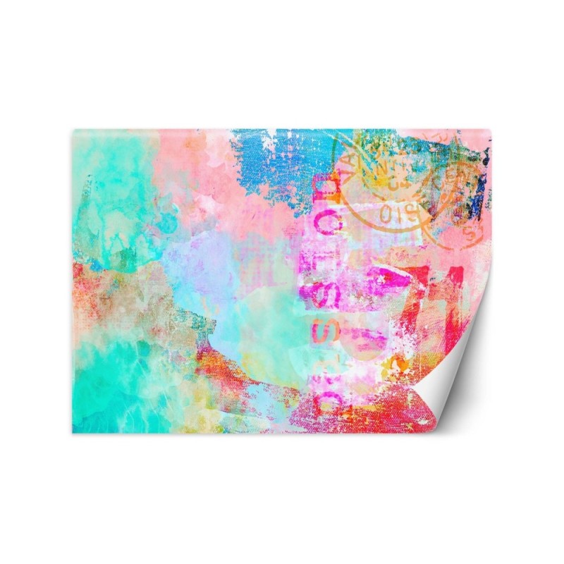 Wall mural - Abstract coloured paint Andrea Haase | FEEBY