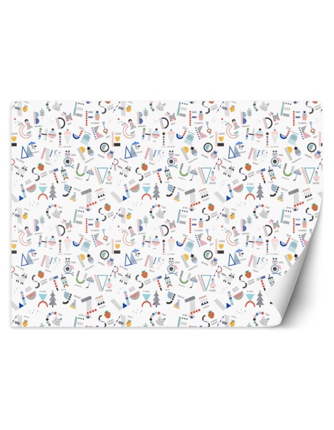 Children's wall mural - Animal alphabet | FEEBY