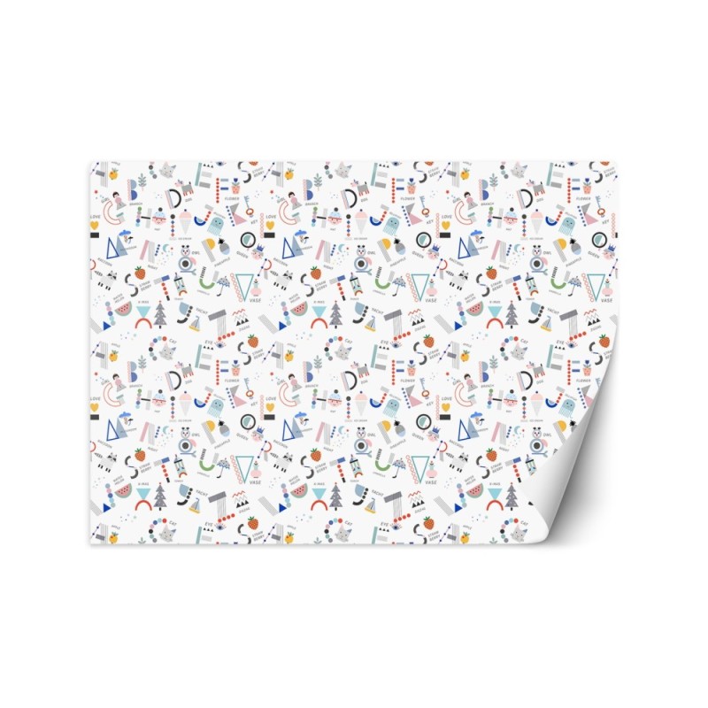 Children's wall mural - Animal alphabet | FEEBY