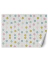 Children's room wall mural - Boho coloured balls | FEEBY
