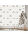 Children's room wall mural - Boho rainbows | FEEBY