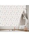 Children's room wall mural - Boho animals | FEEBY