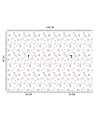 Children's room wall mural - Pastel geometric zoo | FEEBY