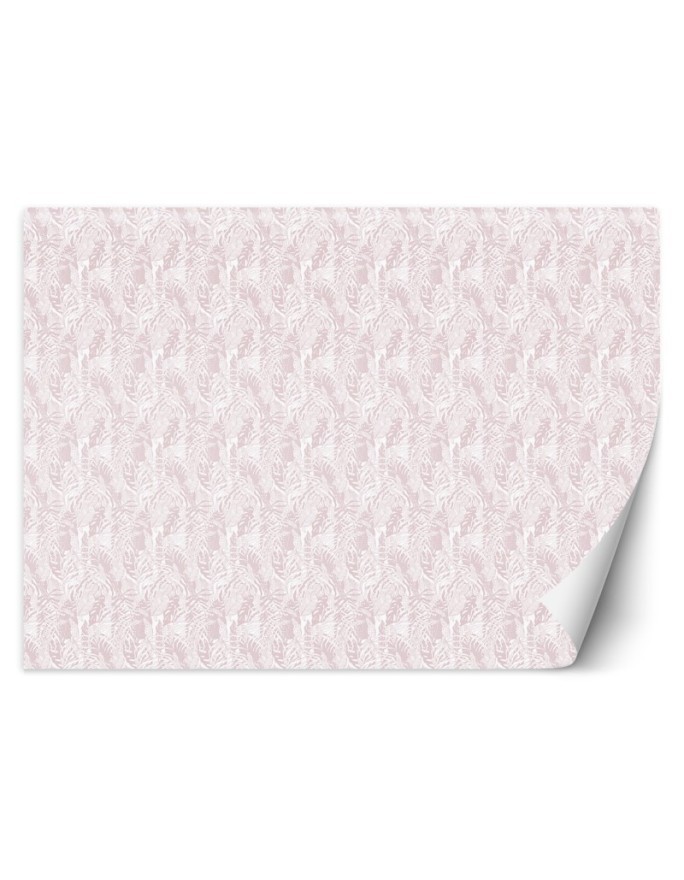 Children's room wall mural - Pink jungle | FEEBY