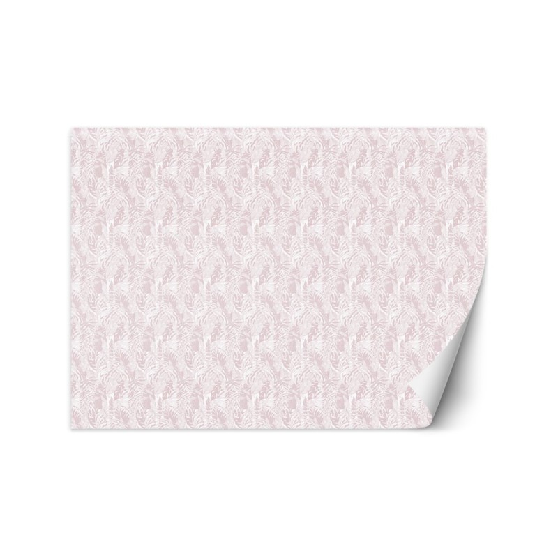 Children's room wall mural - Pink jungle | FEEBY