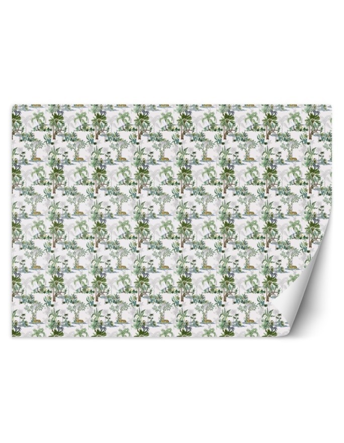 Children's room mural - Green jungle | FEEBY