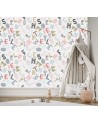Children's wall mural - Pastel letters | FEEBY