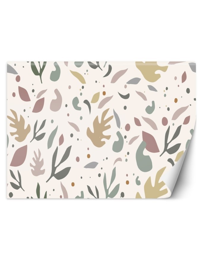 Children's wall mural - Scandi plants | FEEBY