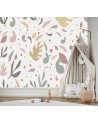 Children's wall mural - Scandi plants | FEEBY