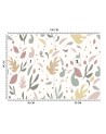 Children's wall mural - Scandi plants | FEEBY