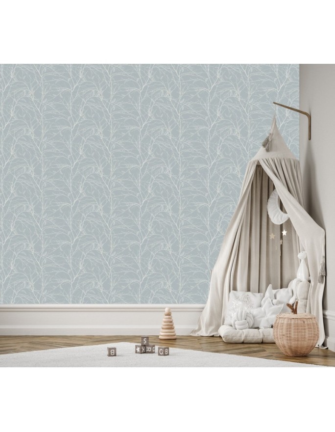 Children's wall murals - Scandi white branches | FEEBY