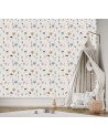 Children's wall murals - Scandi houses and animals | FEEBY