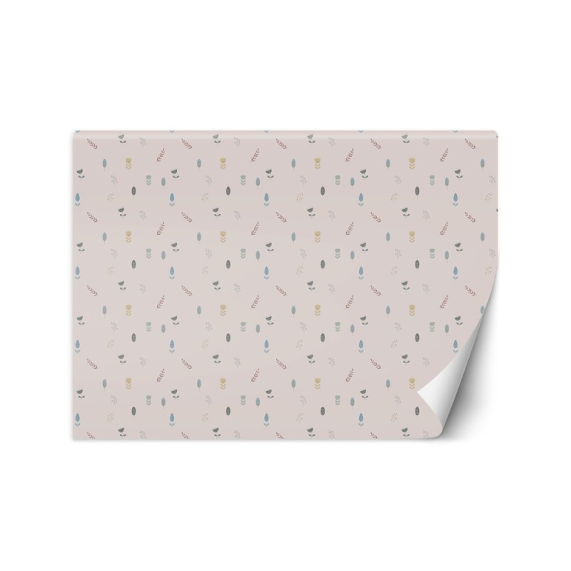 Children's room wall murals - Scandi flowers | FEEBY