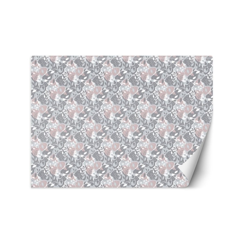 Children's room wall murals - Scandi moro leaves | FEEBY