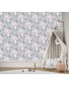 Children's room wall murals - Scandi moro leaves | FEEBY