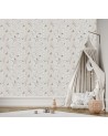 Fleece wall murals for children - Scandi birches | FEEBY