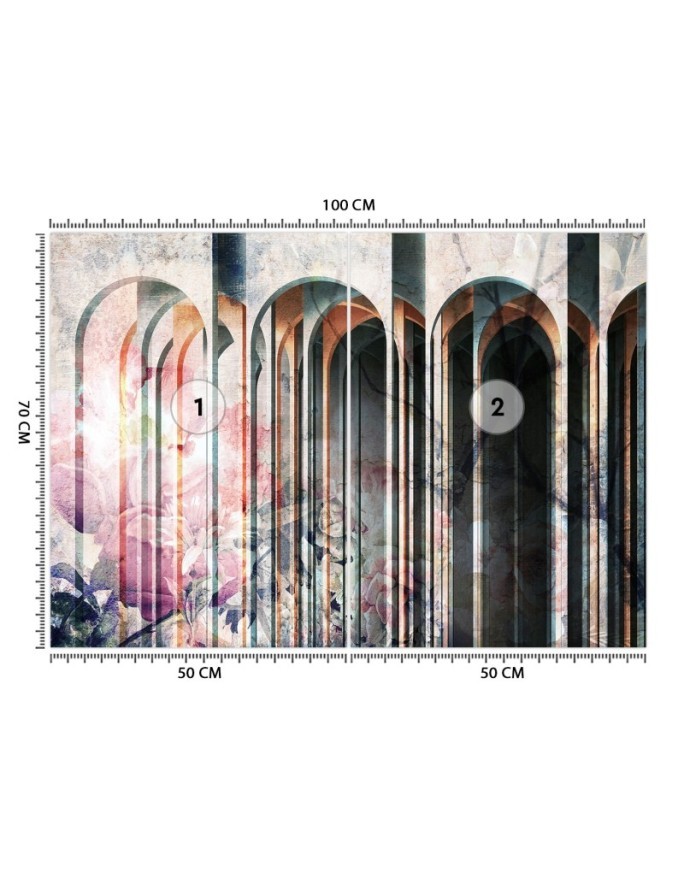 Stylish wall murals - Column architecture | FEEBY