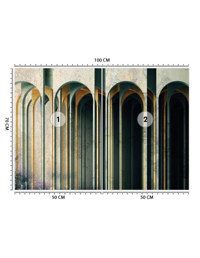 Designer wall murals - Column architecture | FEEBY