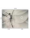 Inspirational wall mural - Ballerina mandala background | FEEBY