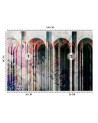 Wall mural - Columns in colour | FEEBY