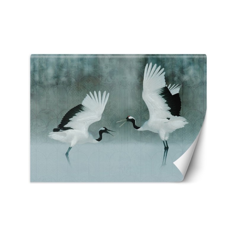 Beautiful wall murals - Cranes birds | FEEBY