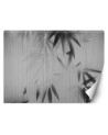 Exotic wall mural - Leaves in the mist abstract | FEEBY