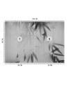 Exotic wall mural - Leaves in the mist abstract | FEEBY