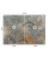 Living room wall mural - Fans abstract | FEEBY