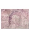 Exclusive wall mural - Palm leaves pink | FEEBY