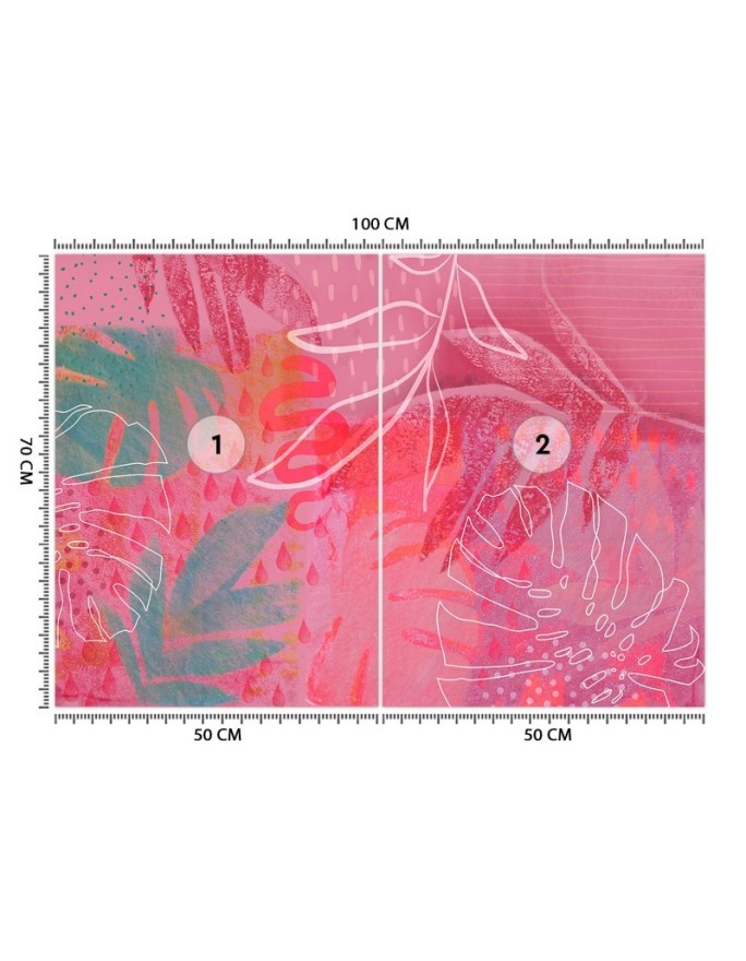 Exclusive Wallpapers - Pink abstraction Andrea Haase | FEEBY