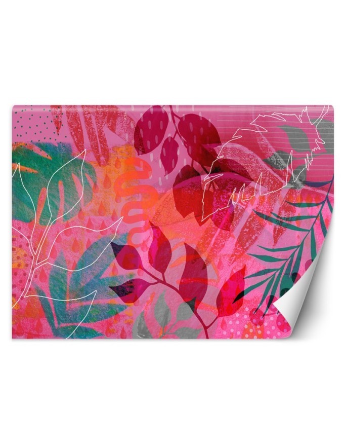 Inspirational Wallpapers - Pink leaf abstraction Andrea Haase | FEEBY