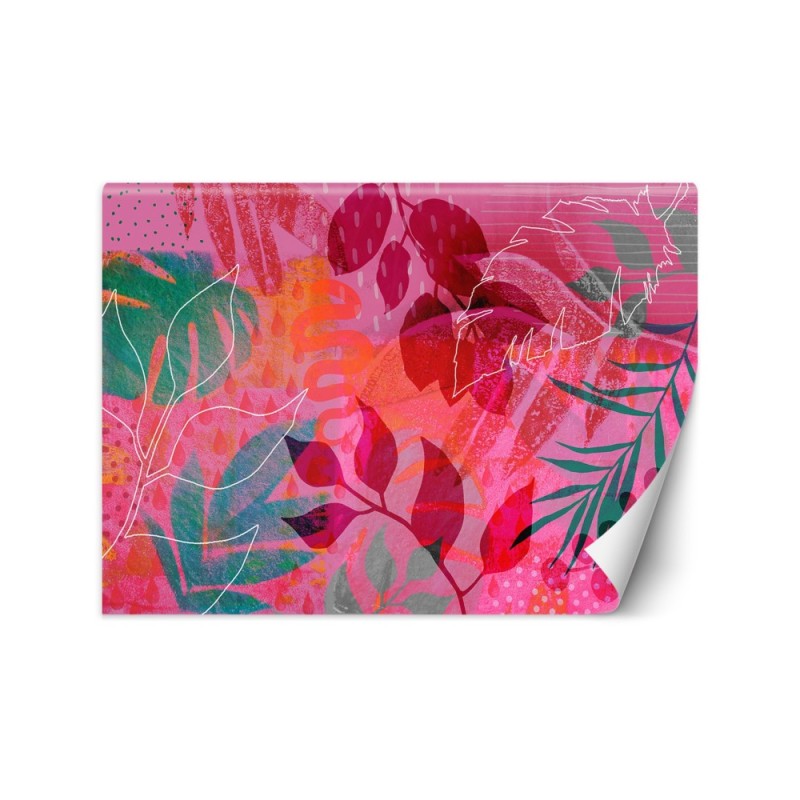 Inspirational Wallpapers - Pink leaf abstraction Andrea Haase | FEEBY