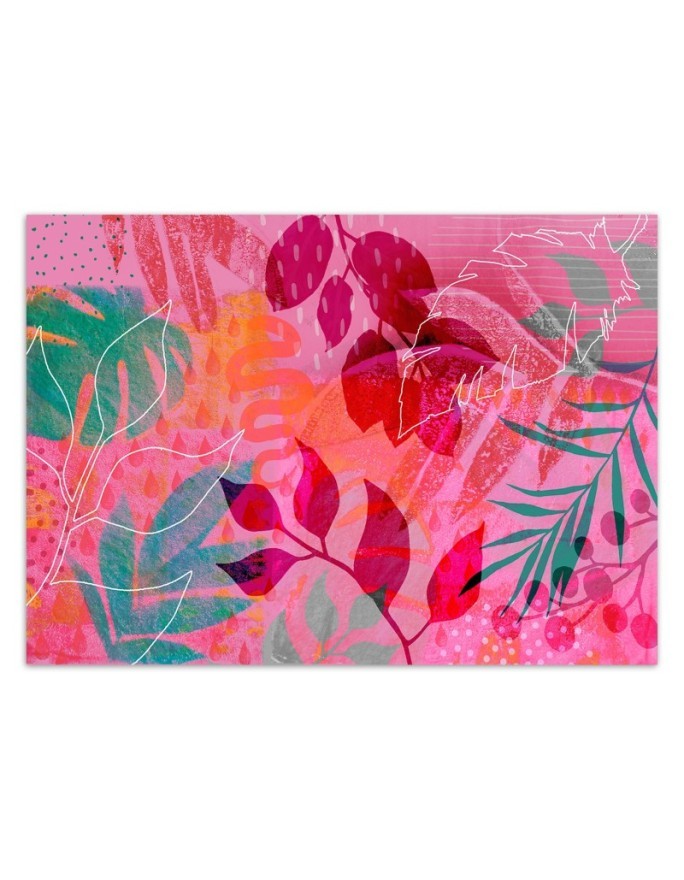 Inspirational Wallpapers - Pink leaf abstraction Andrea Haase | FEEBY