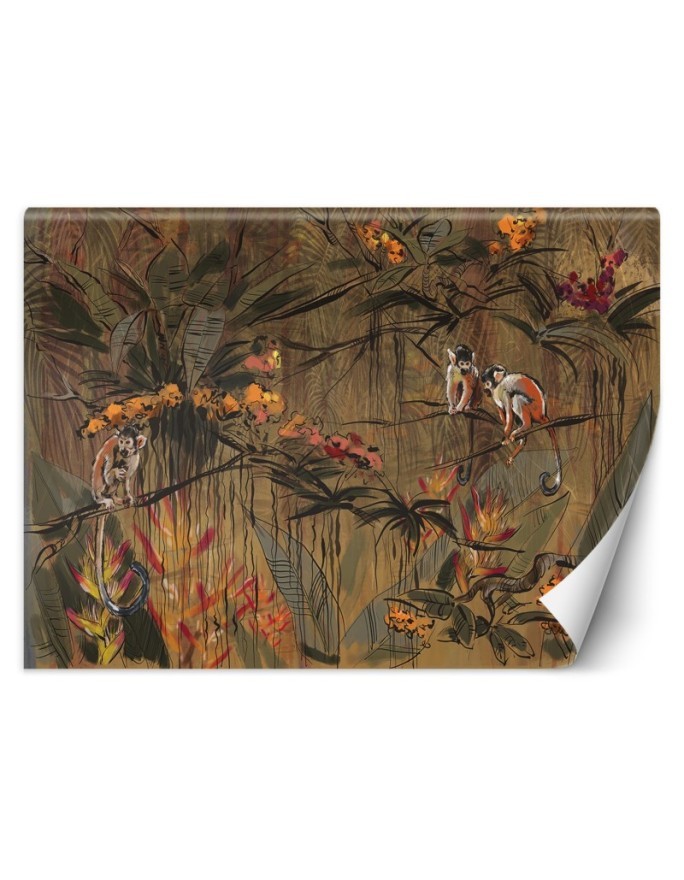 Exclusive Wallpaper - Monkeys in the jungle | FEEBY